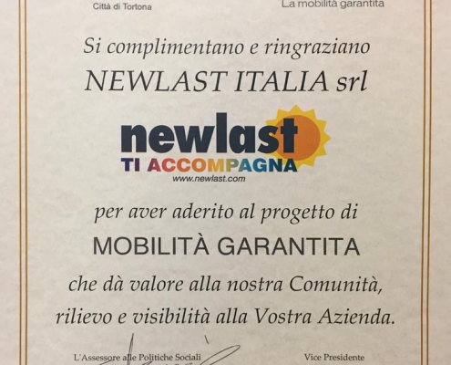 Certificado Newlast ti accompagna