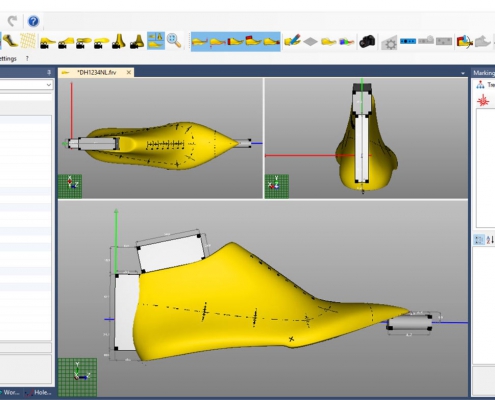 Schermata del Software Setupmodel Module - Aggiunta dei supporti