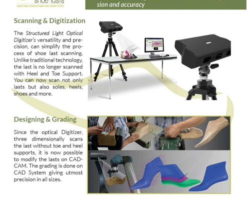 shoe last factory rupmaya india digitizer 3d scanning flyer