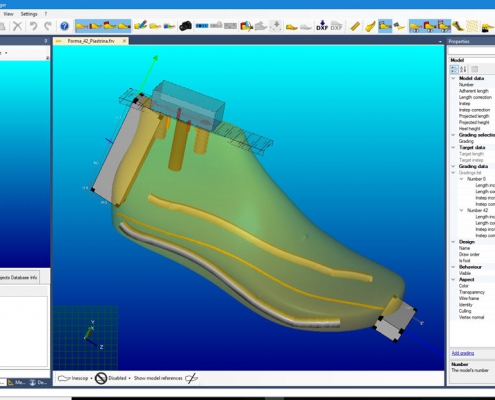 shoe last software slim manager 3d metal plate