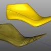 Copia della texture di una forma digitalizzata con Digiscan