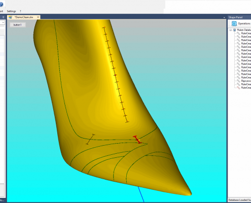 Schermata del Software Marking Module